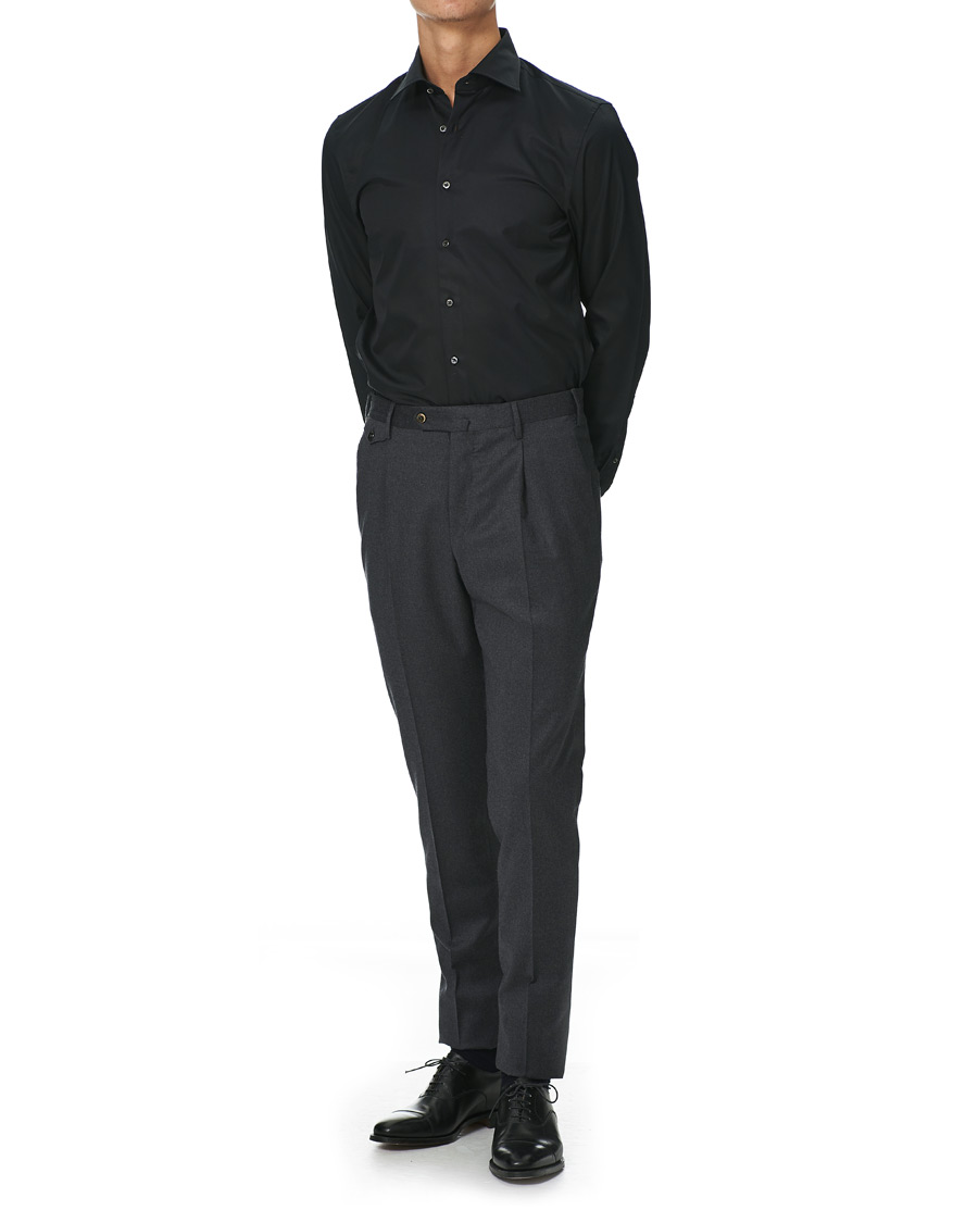 Herren | Hemden | Stenströms | Slimline Shirt Black