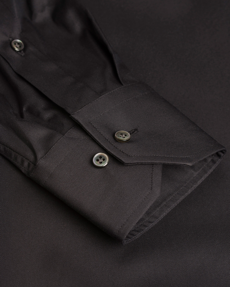 Herren | Hemden | Stenströms | Slimline Shirt Black