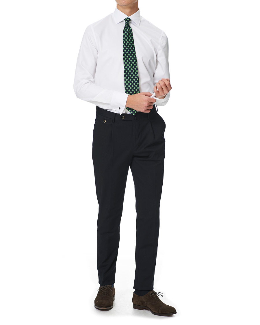 Herren | Hemden | Stenströms | Slimline Double Cuff White