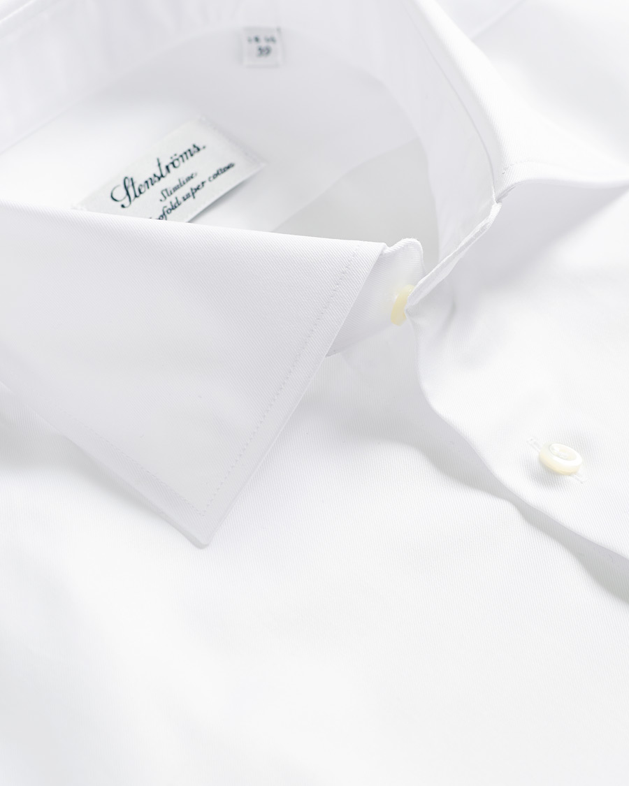 Herren | Hemden | Stenströms | Slimline Double Cuff White