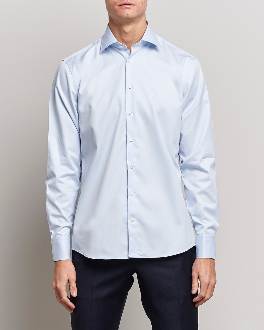 Herren | Formelle Hemden | Stenströms | Fitted Body Shirt Blue