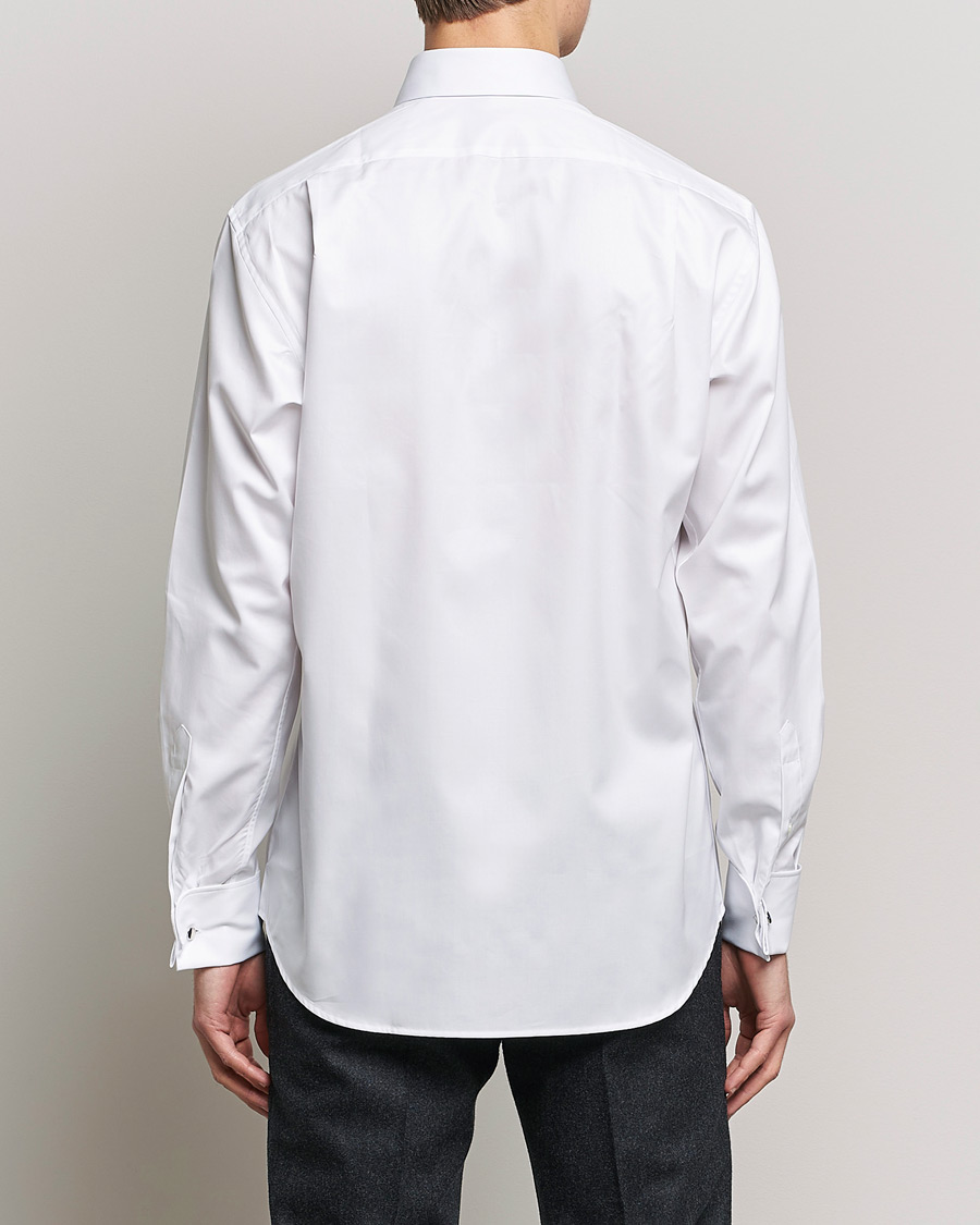 Herren | Hemden | Stenströms | Fitted Body Double Cuff White