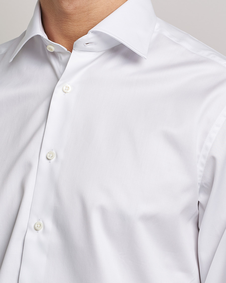 Herren | Hemden | Stenströms | Fitted Body Double Cuff White