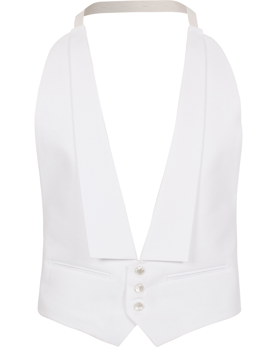 Herren | Sakkos | Stenströms | Evening Waistcoat White