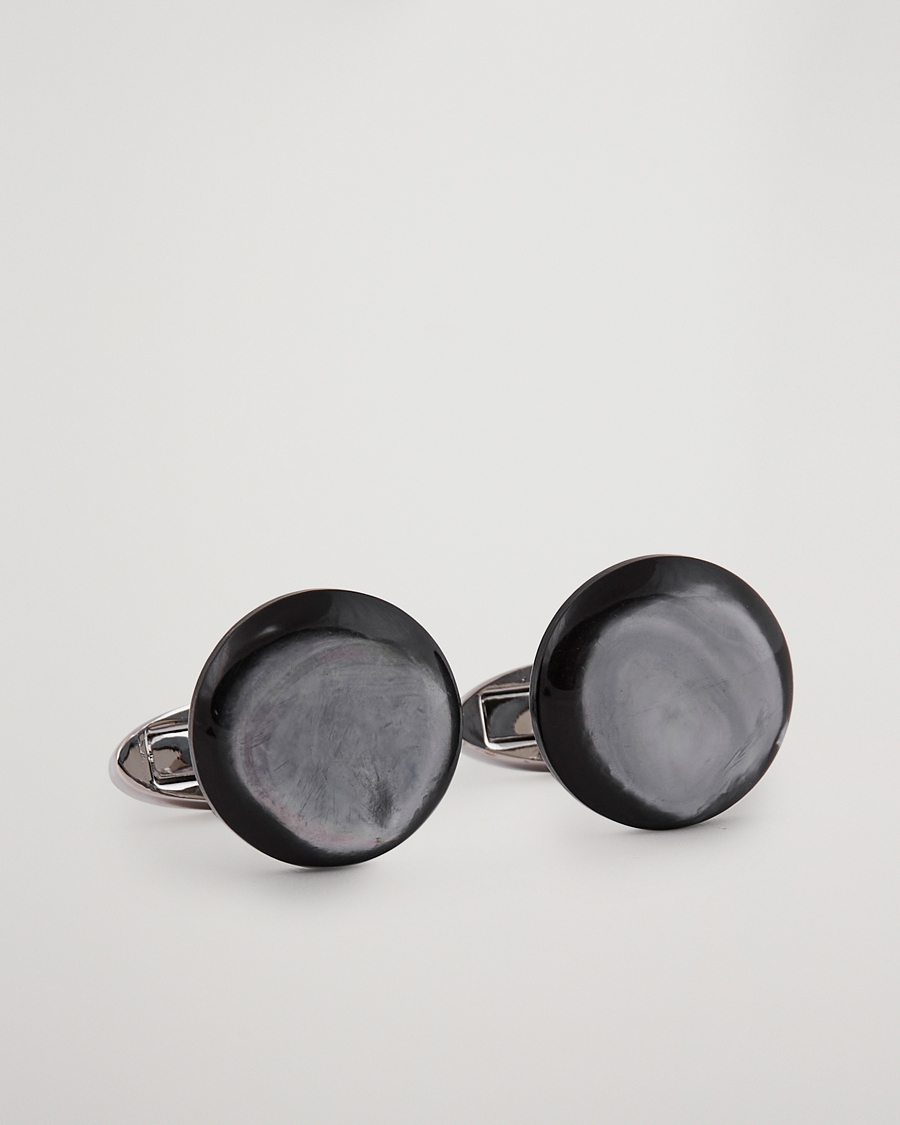 Herren | Manschettenknöpfe | Stenströms | Mother of Pearl Cufflink Grey