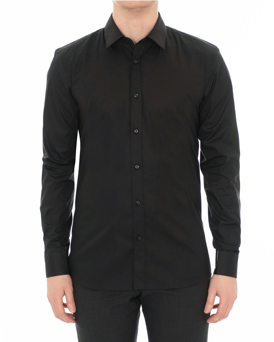 Herren | Hemden | HUGO | Elisha Slim Fit Shirt Black
