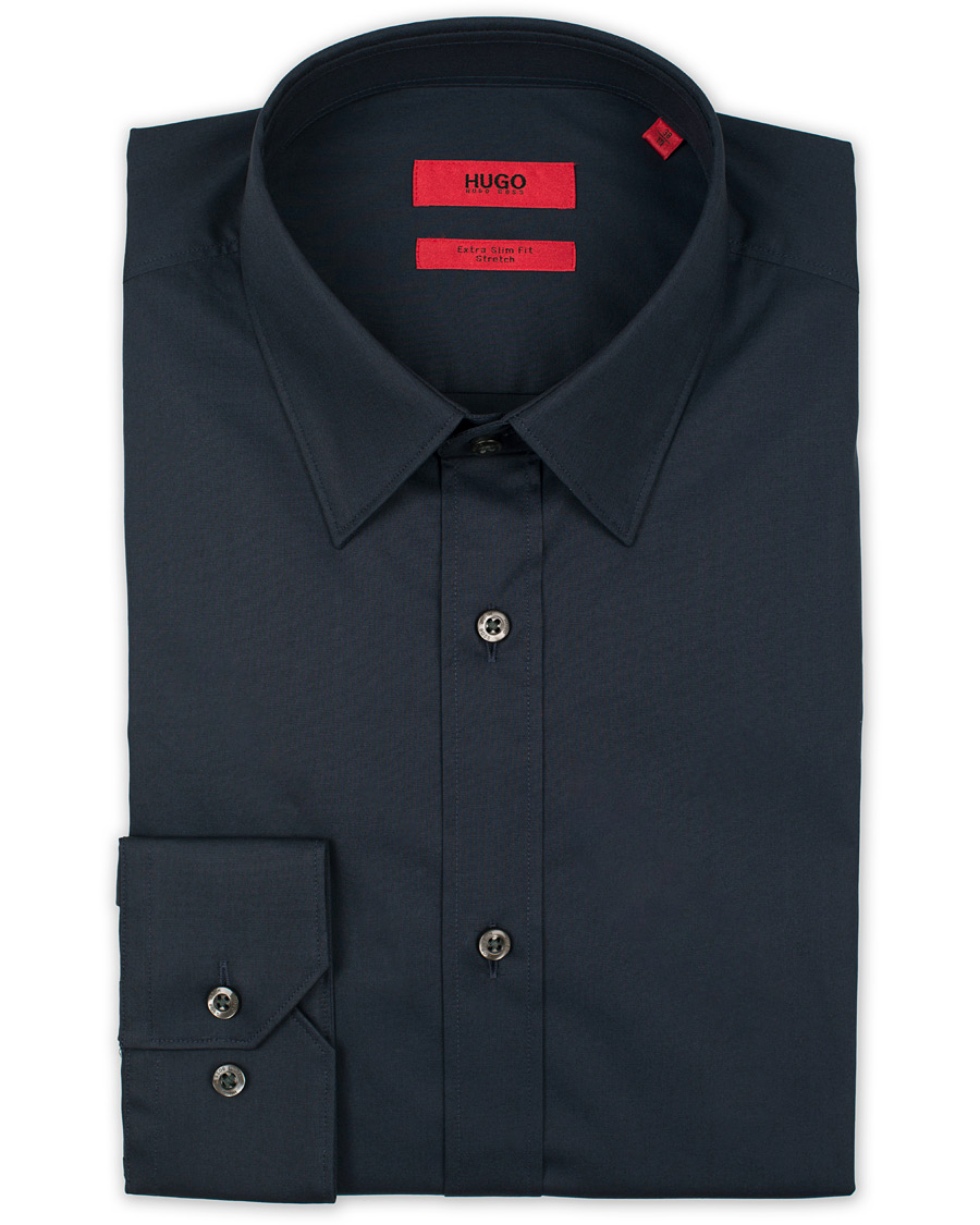 Herren | Hemden | HUGO | Elisha Slim Fit Shirt Open Blue