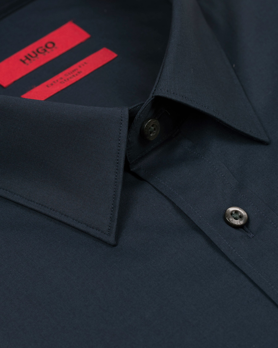 Herren | Hemden | HUGO | Elisha Slim Fit Shirt Open Blue