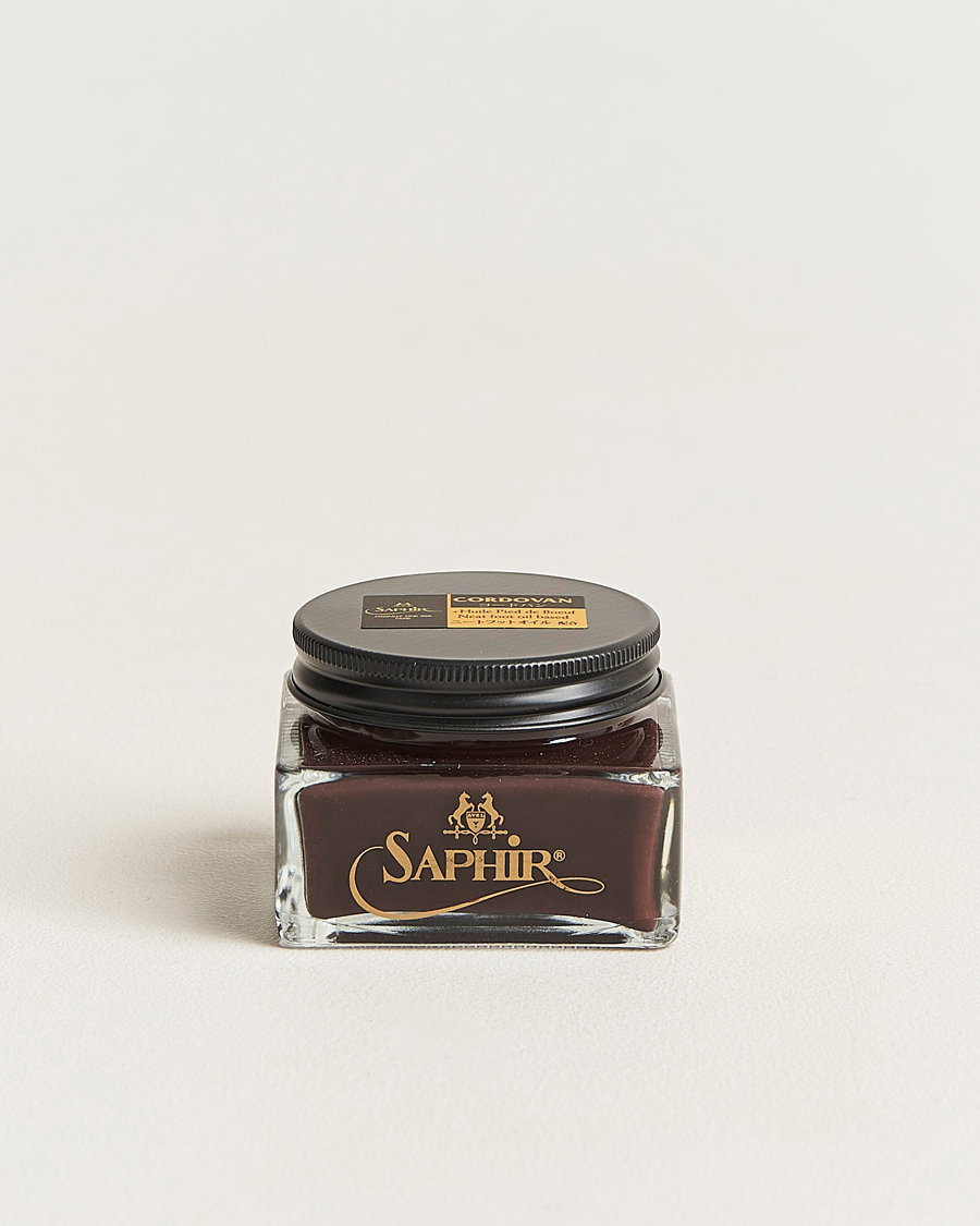 Herren | Schuhpflege | Saphir Medaille d'Or | Cordovan Creme 75 ml Dark Brown