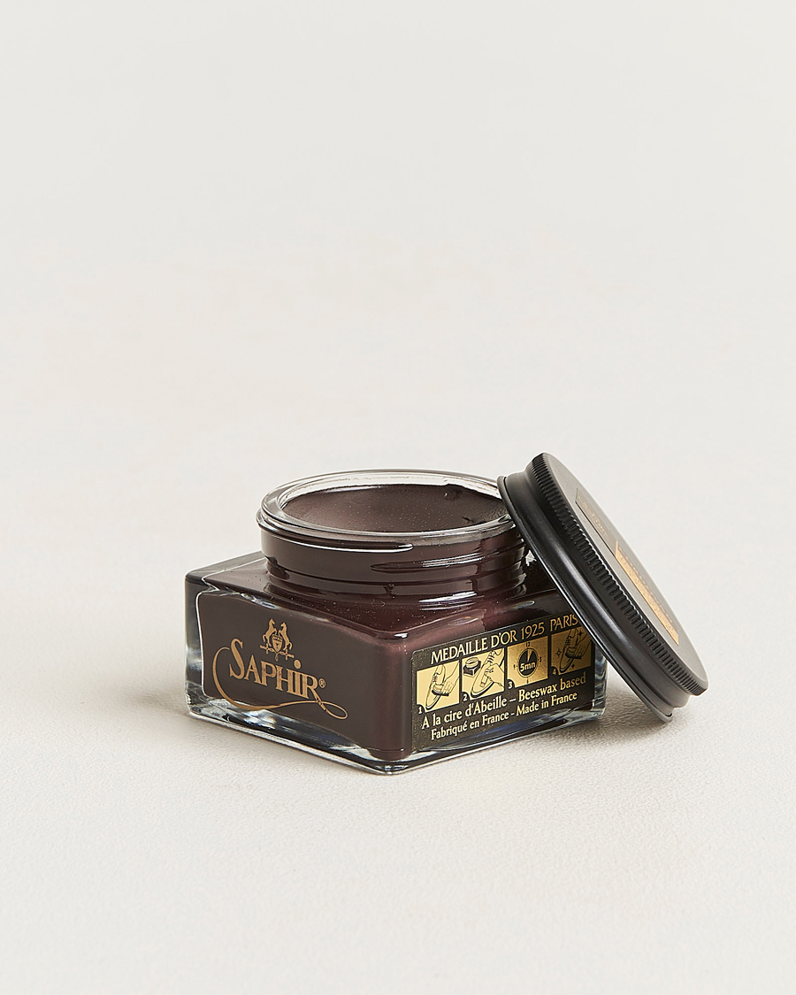 Herren | Schuhpflege | Saphir Medaille d'Or | Cordovan Creme 75 ml Dark Brown