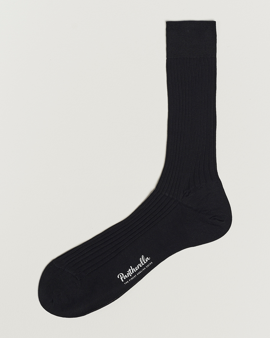 Herren | Unterwäsche | Pantherella | Vale Cotton Socks Black