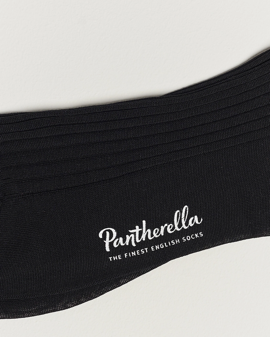 Herren | Pantherella | Pantherella | Vale Cotton Socks Black
