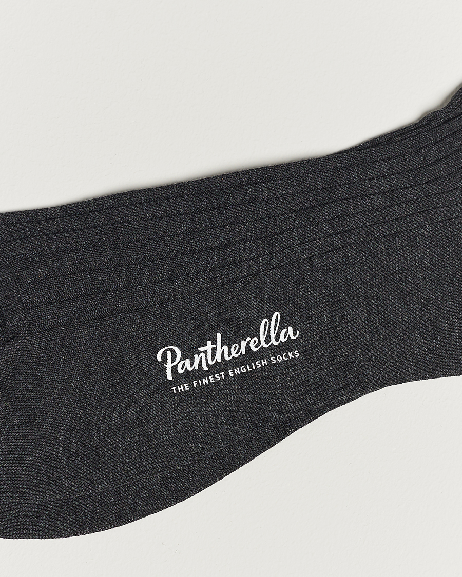 Herren |  | Pantherella | Vale Cotton Socks Dark Grey