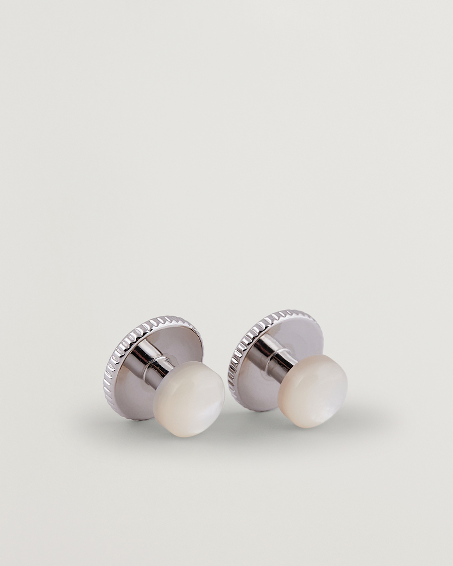 Herren | Accessoires | Stenströms | Shirt Studs White