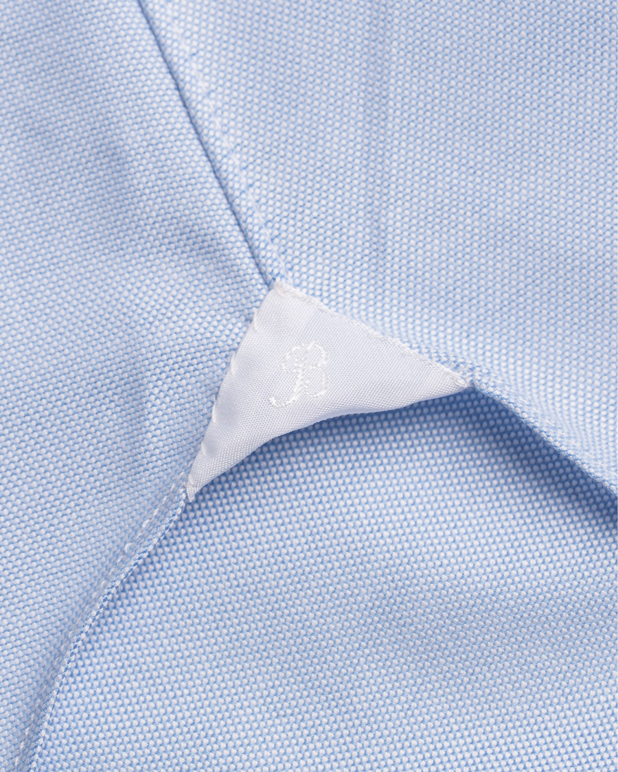 Herren | Hemden | Barba Napoli | Slim Fit Button Down Oxford Shirt Blue