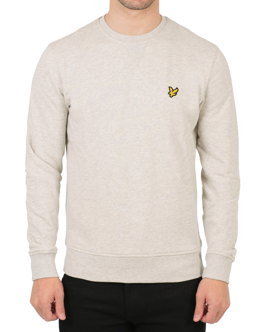 Herren | Pullover | Lyle & Scott | Crew Neck Sweatshirt Light Grey Marl