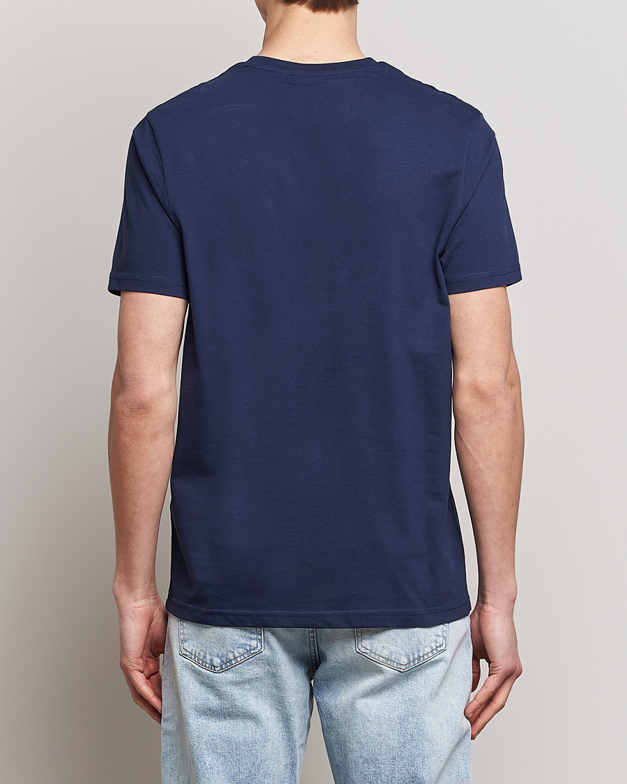 Herren | T-Shirts | Lyle & Scott | Crew Neck Organic Cotton T-Shirt Dark Navy