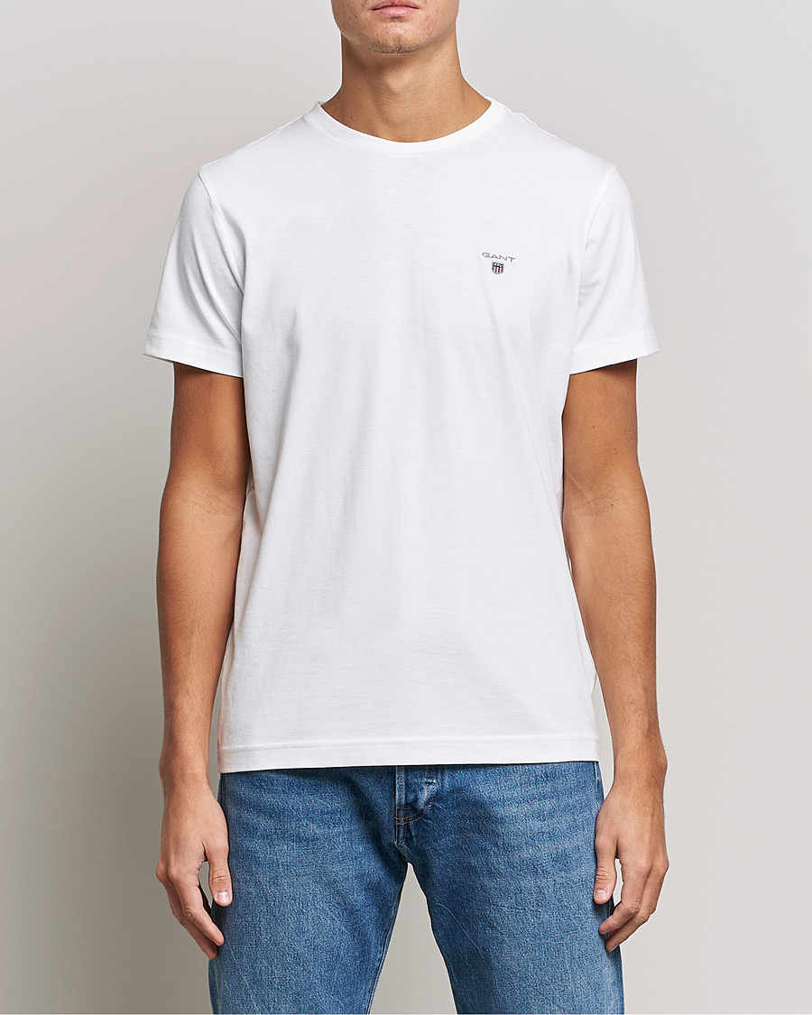 Herren | T-Shirts | GANT | The Original Solid Tee White