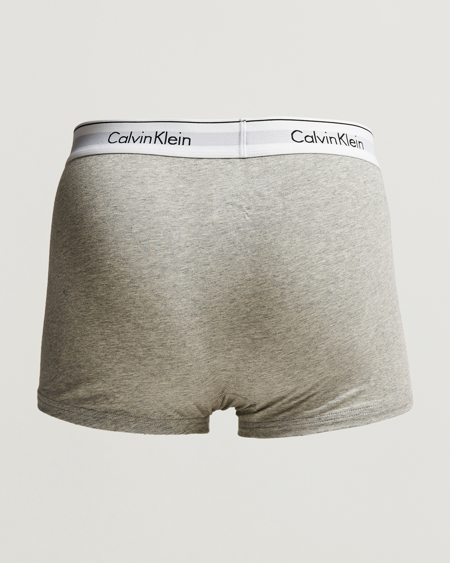 Herren | Unterwäsche | Calvin Klein | Modern Cotton Stretch Trunk Heather Grey/Black