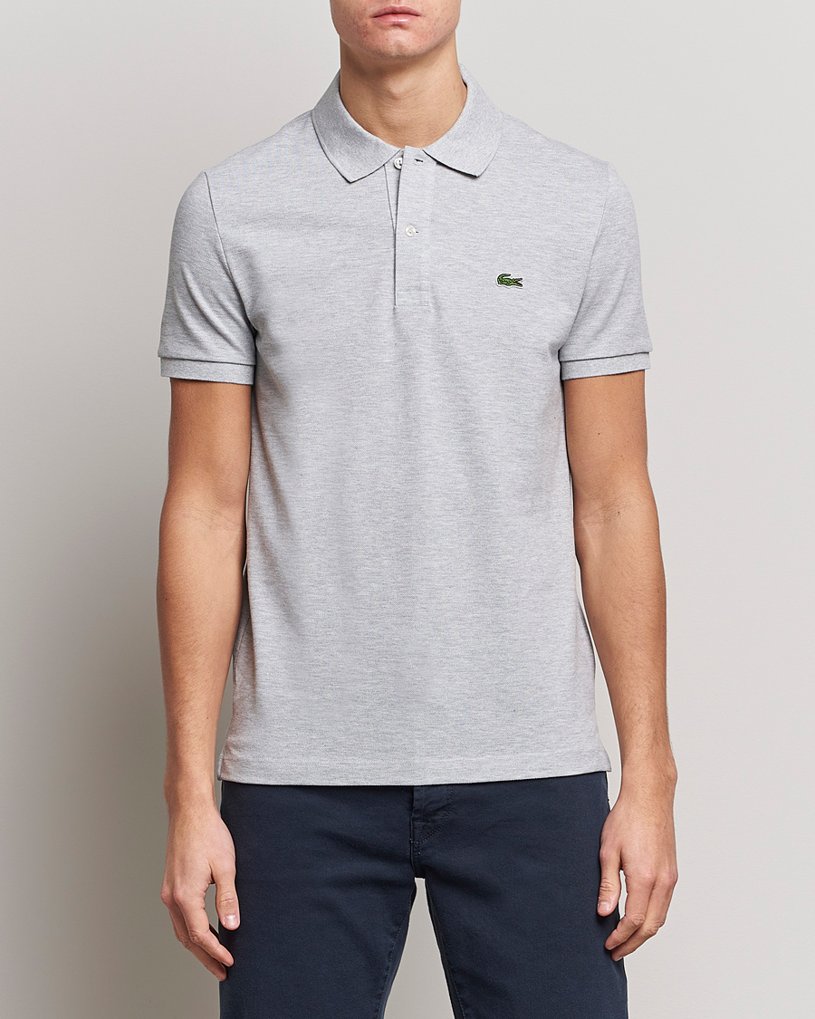 Herren | Kleidung | Lacoste | Slim Fit Polo Piké Silver Chine