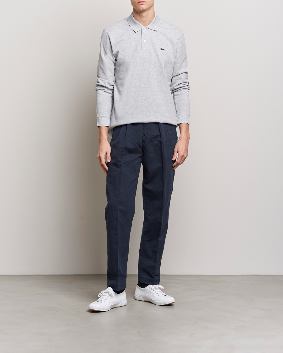 Herren | Pullover | Lacoste | Long Sleeve Polo Silver Shine