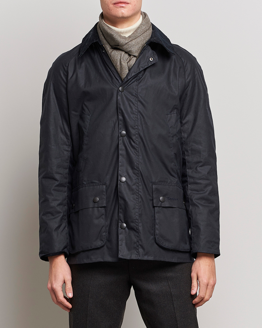 Herr |  |  | Barbour Lifestyle Ashby Wax Jacket Navy