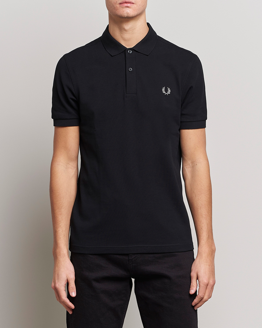 Herren | Fred Perry | Fred Perry | Plain Polo Black