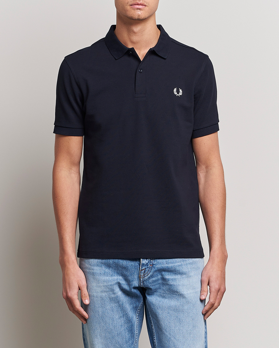 Herren | Best of British | Fred Perry | Plain Polo Navy