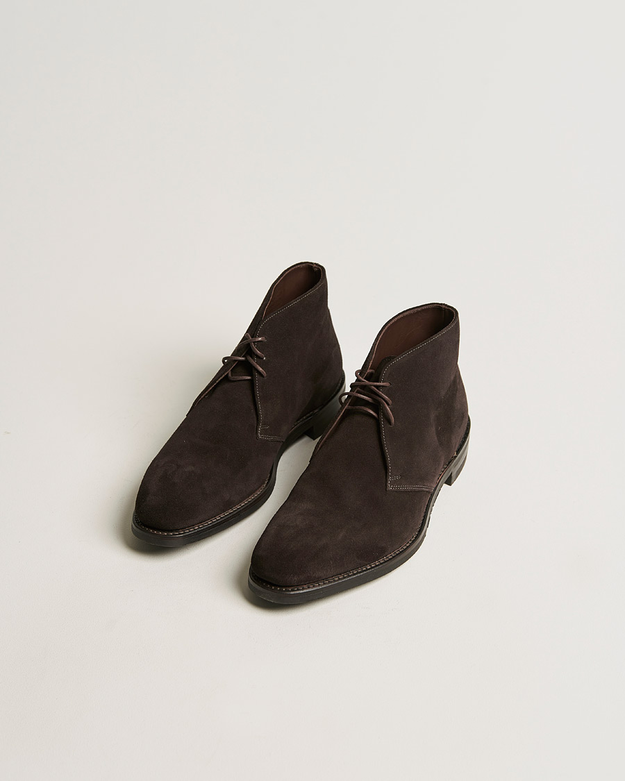 Herren | Boots | Loake 1880 | Pimlico Chukka Boot Dark Brown Suede