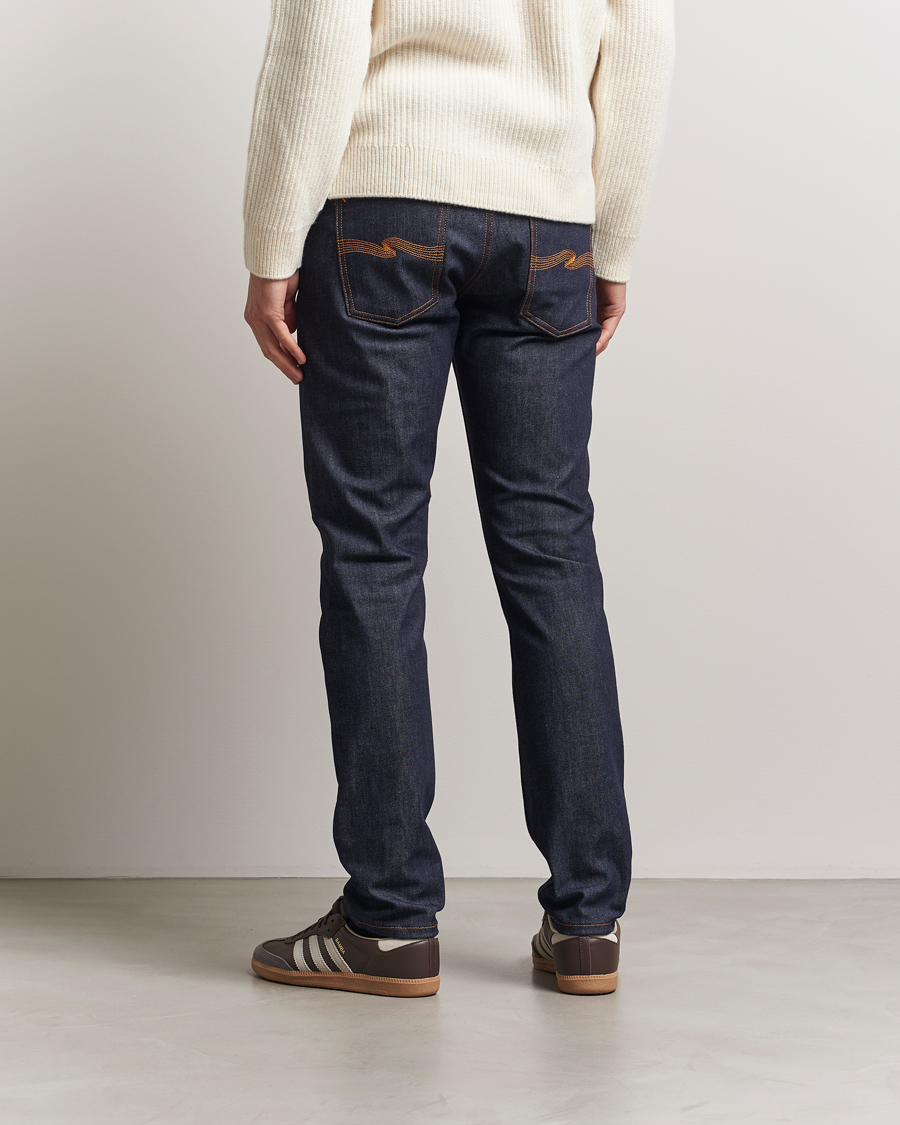 Herren | Jeans | Nudie Jeans | Lean Dean Jeans Dry 16 Dips