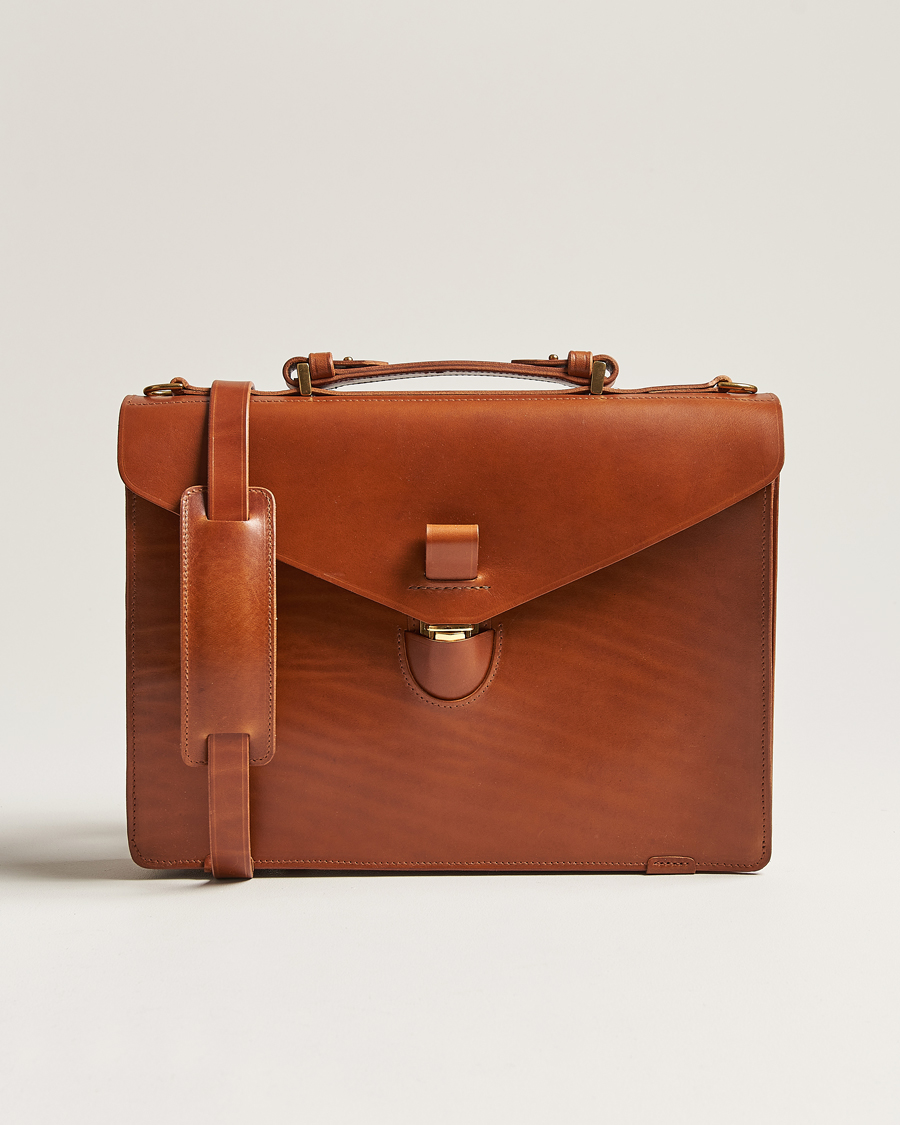 Herren | Taschen | Tärnsjö Garveri | TG1873 Briefcase Cognac
