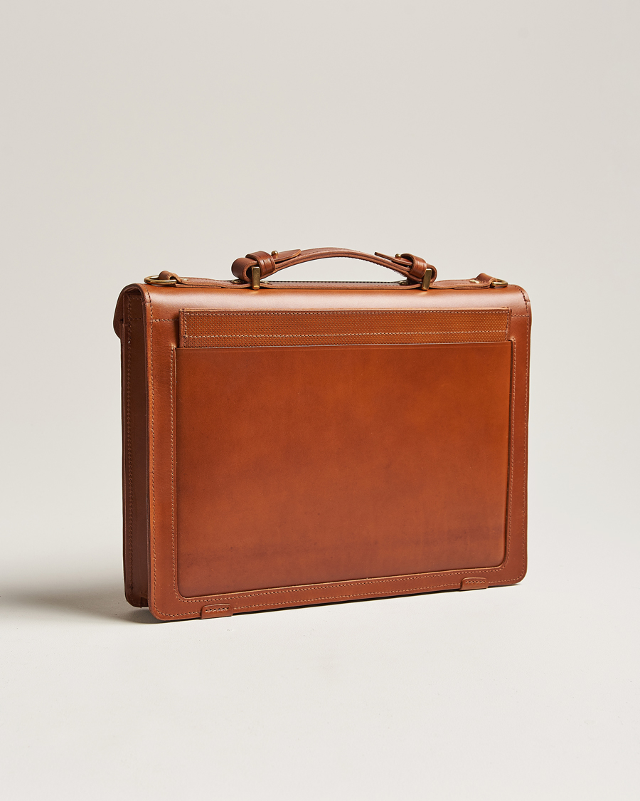 Herren | Taschen | Tärnsjö Garveri | TG1873 Briefcase Cognac