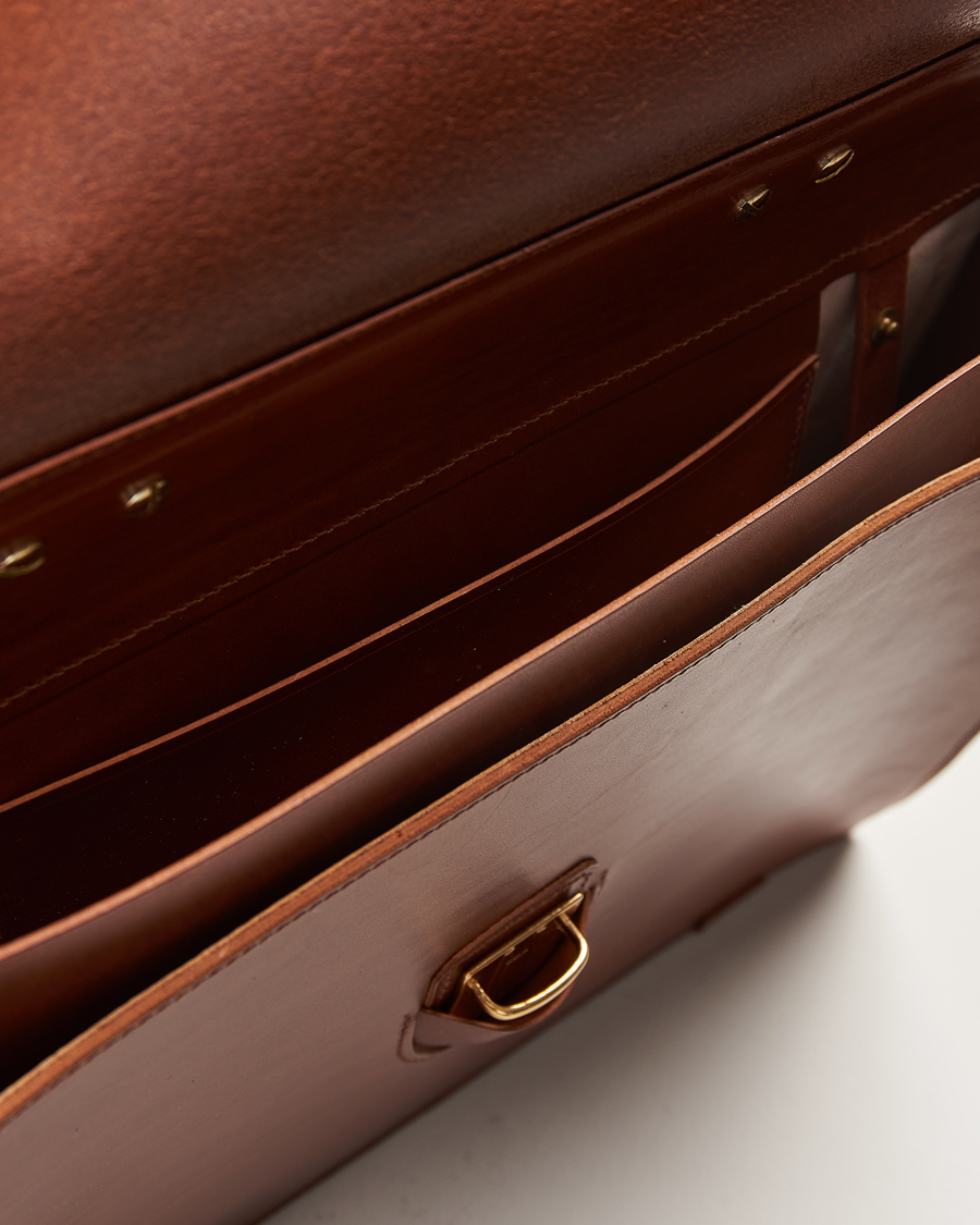 Herren | Taschen | Tärnsjö Garveri | TG1873 Briefcase Cognac