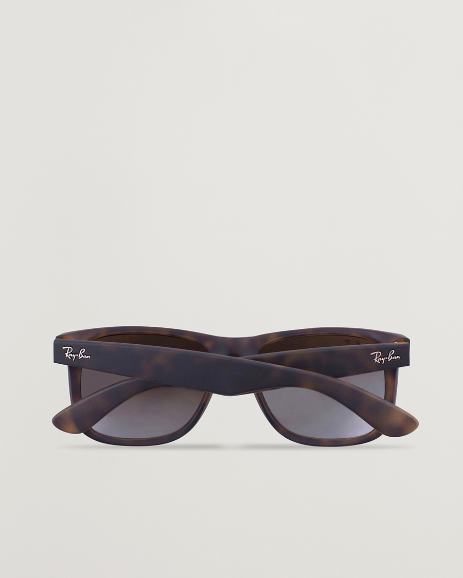 Ray Ban 0RB4165 Justin Polarized Wayfarer Sunglasses Havana Brown