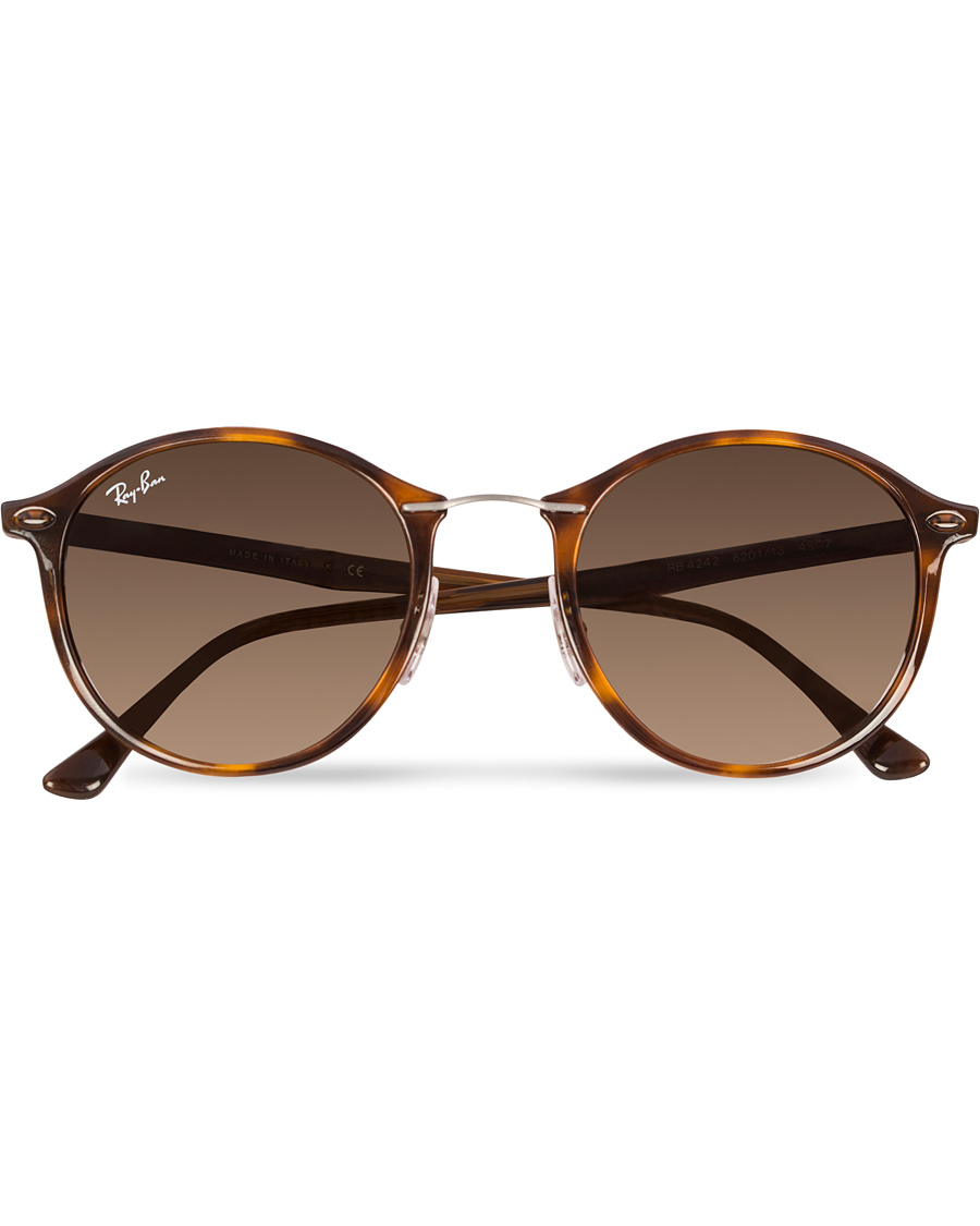 Herren | Ray-Ban 0RB4242 Round Sunglasses Light Havana/Brown | Ray-Ban | 0RB4242 Round Sunglasses Light Havana/Brown