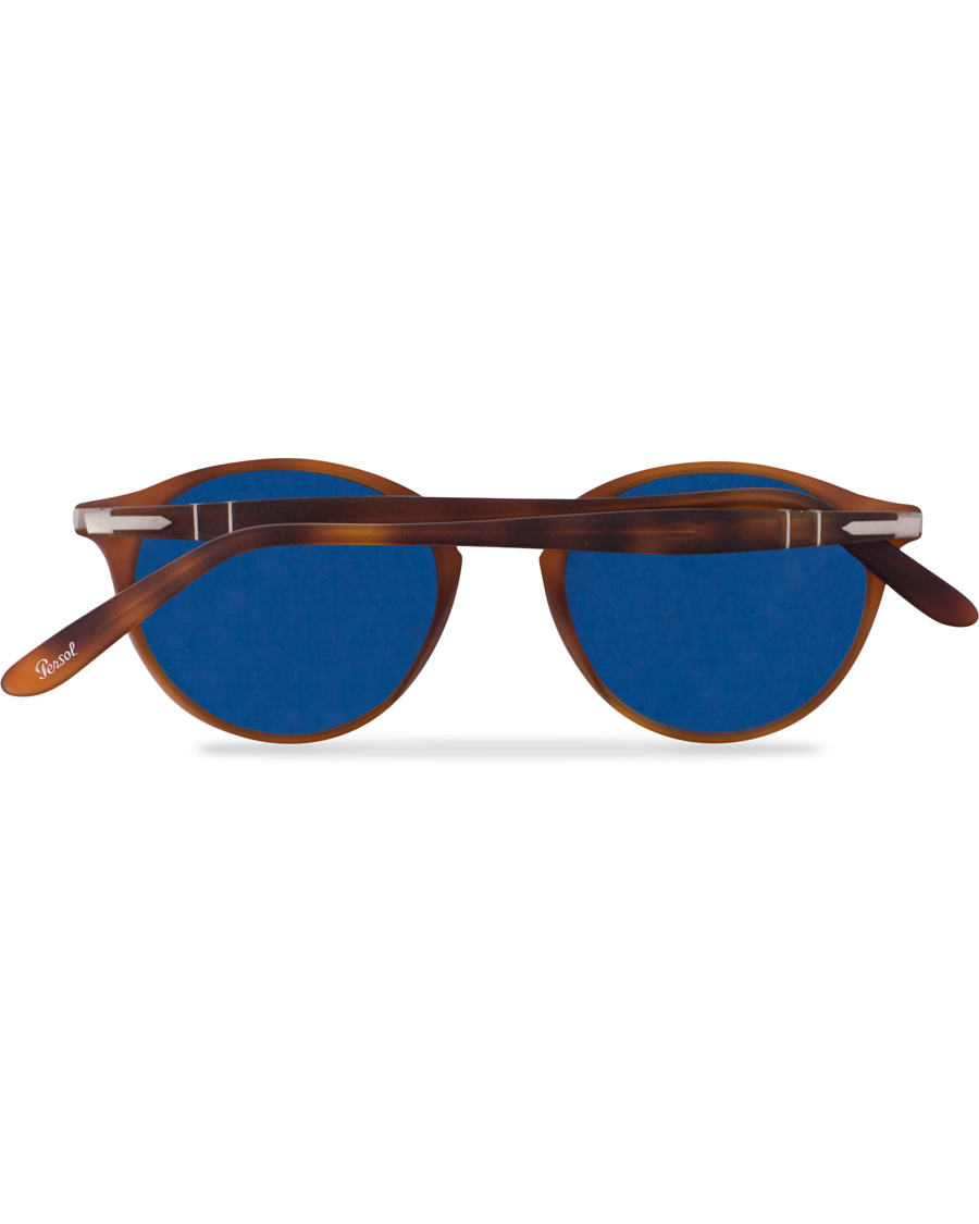 Herren | Persol 0PO3092SM Round Sunglasses Terra Di Siena/Blue Mirror | Persol | 0PO3092SM Round Sunglasses Terra Di Siena/Blue Mirror