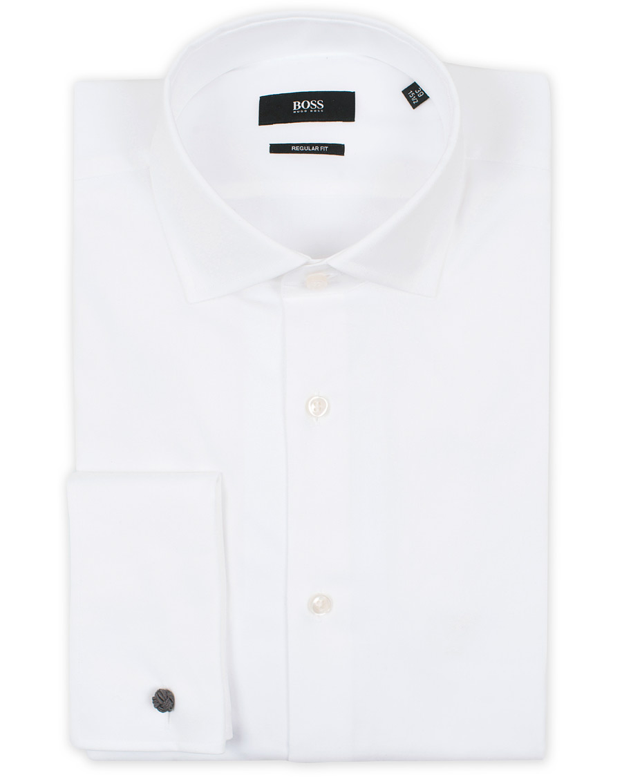 Herren | Hemden | BOSS BLACK | BOSS Gardner Regular Fit Shirt Double Cuff White