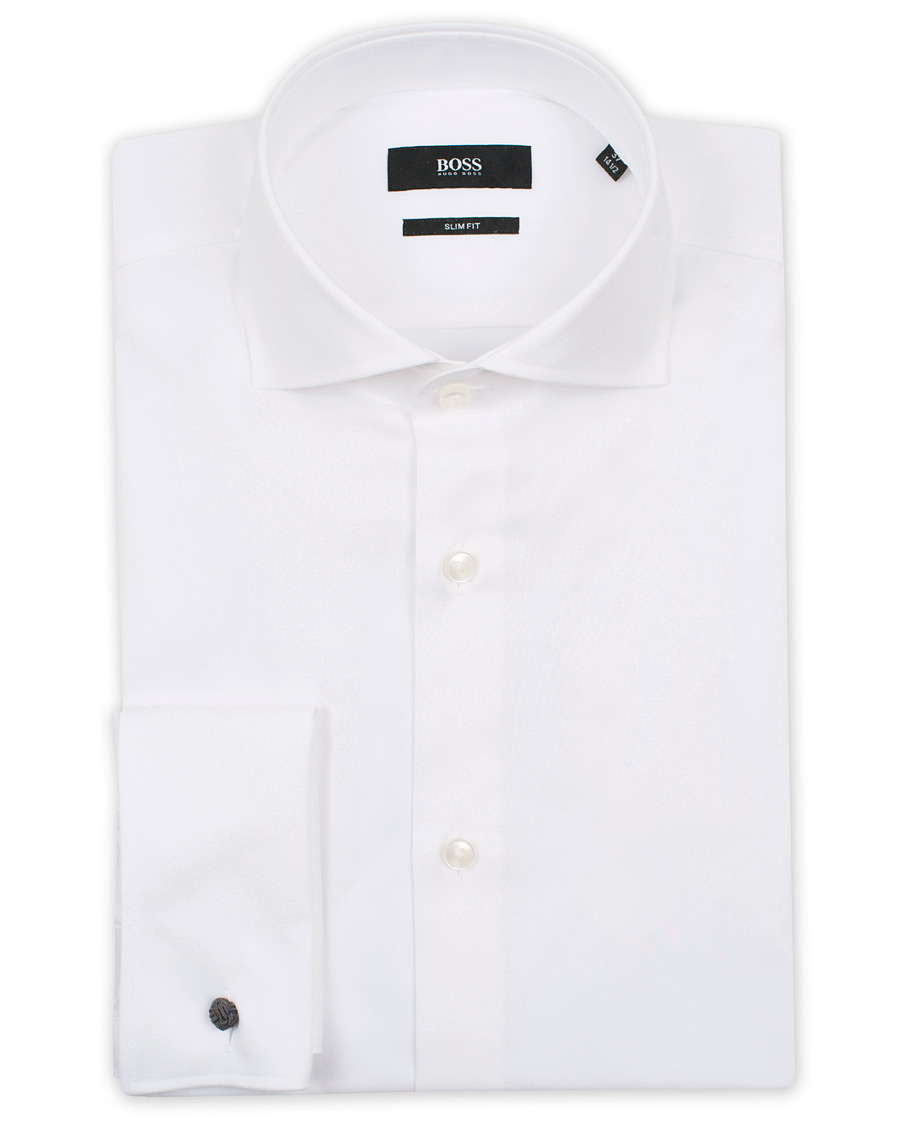 Herren | Hemden | BOSS BLACK | BOSS Jaiden Slim Fit Shirt Double Cuff White