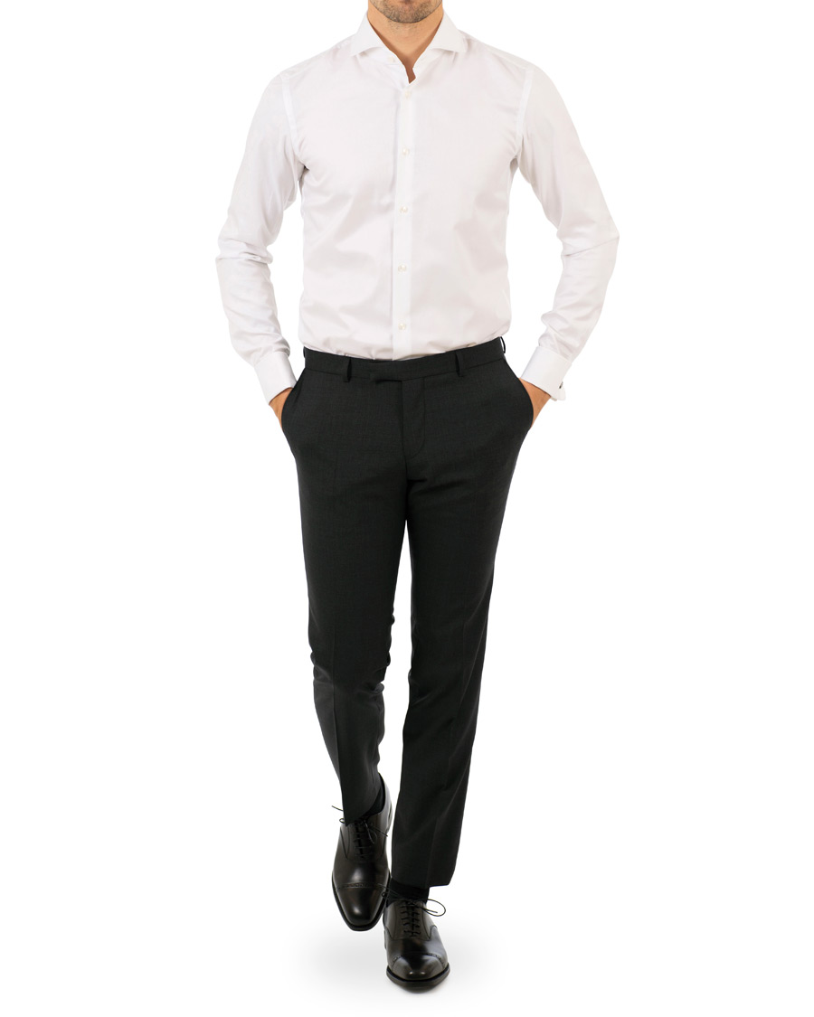 Herren | Hemden | BOSS BLACK | BOSS Jaiden Slim Fit Shirt Double Cuff White