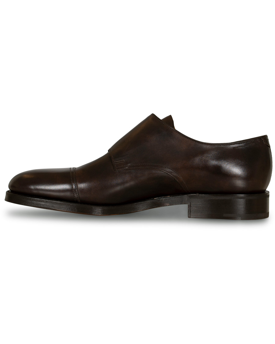 Herren | John Lobb William Double Monkstrap Dark Brown Misty Calf | John Lobb | William Double Monkstrap Dark Brown Misty Calf