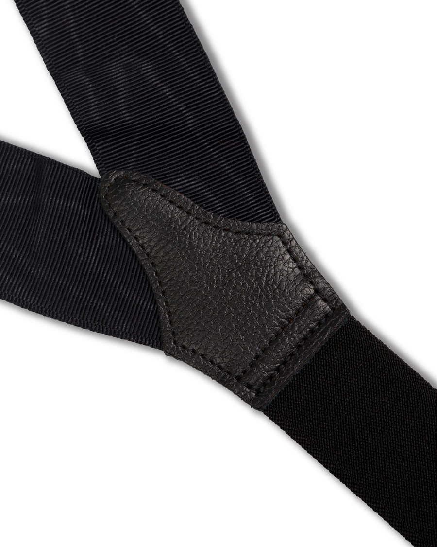 Herren | Albert Thurston Moire Braces 40 mm Black | Albert Thurston | Moire Braces 40 mm Black