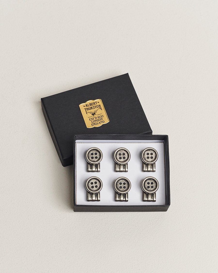 Herren | Hosenträger | Albert Thurston | Brace Buttons 6-pack