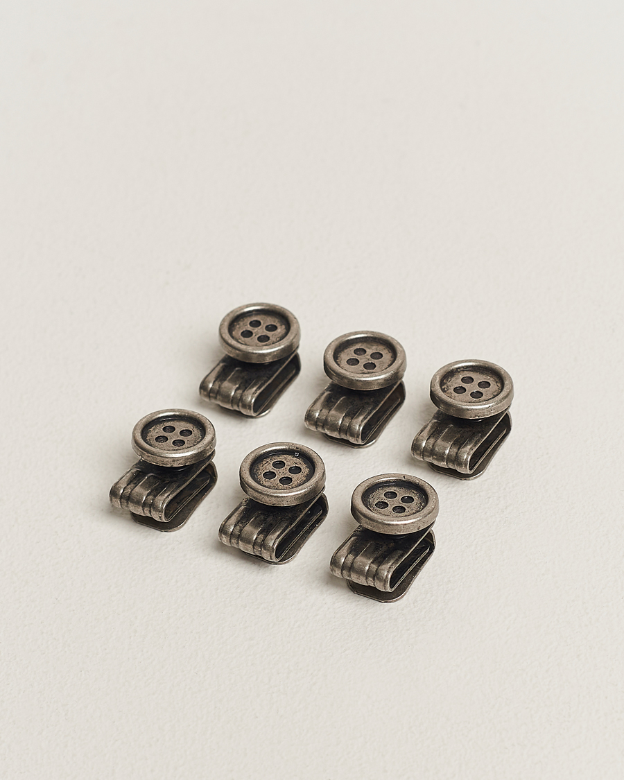Herren | Hosenträger | Albert Thurston | Brace Buttons 6-pack