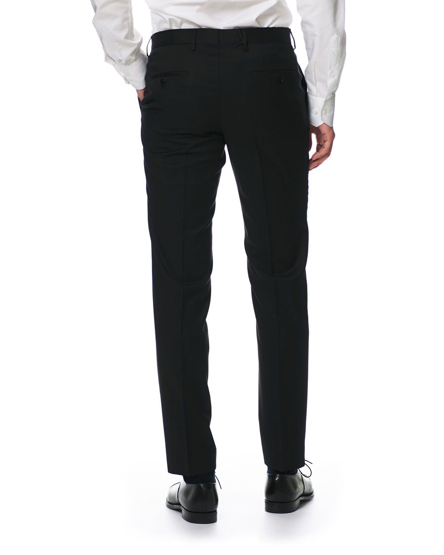 Herren | Hosen | BOSS BLACK | BOSS Gibson Regular Fit Wool Trousers Black
