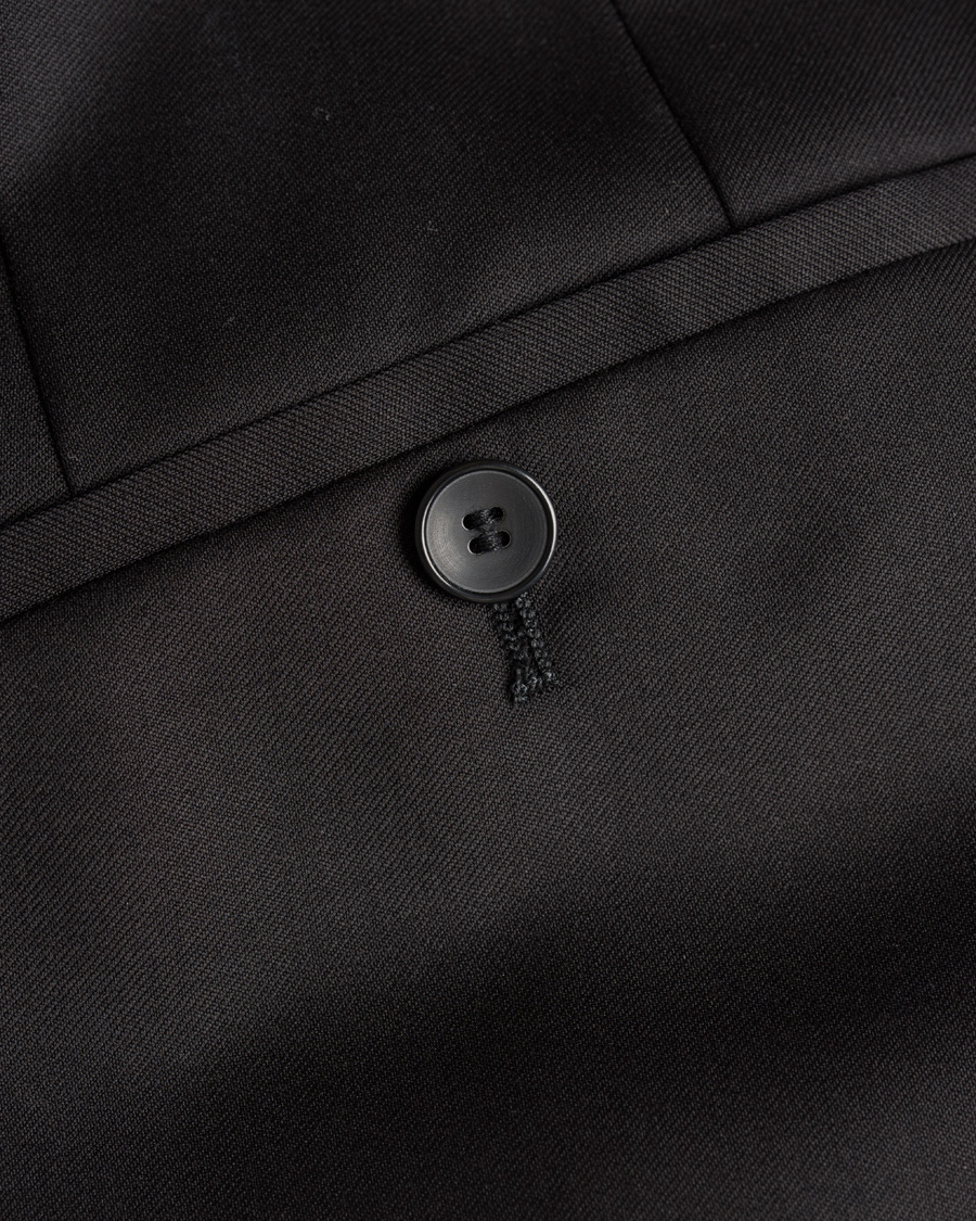 Herren | Hosen | BOSS BLACK | BOSS Gibson Regular Fit Wool Trousers Black