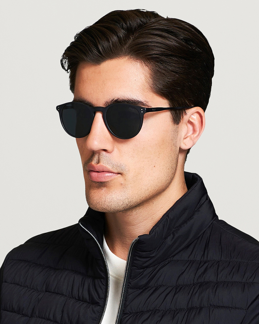 All black round sunglasses outlet