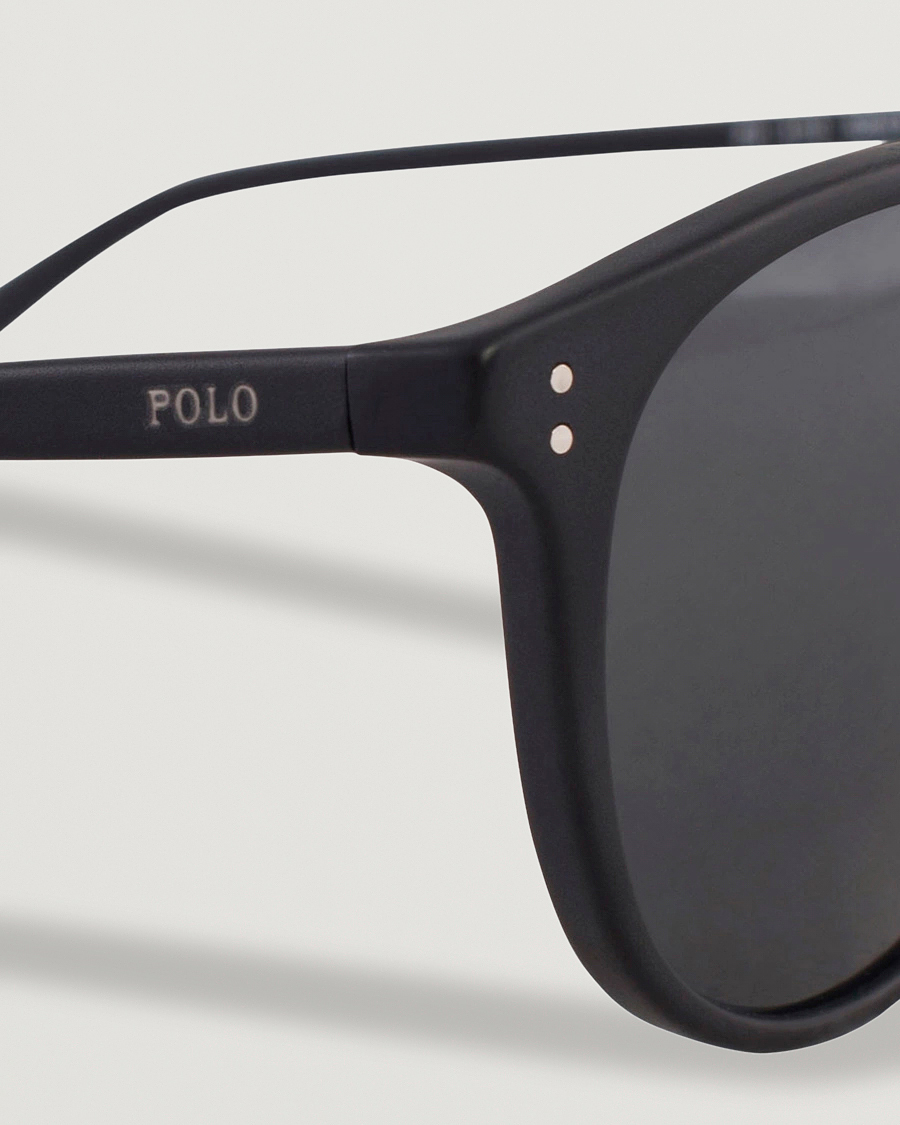 Herren | Sonnenbrillen | Polo Ralph Lauren | 0PH4110 Round Sunglasses Matte Black
