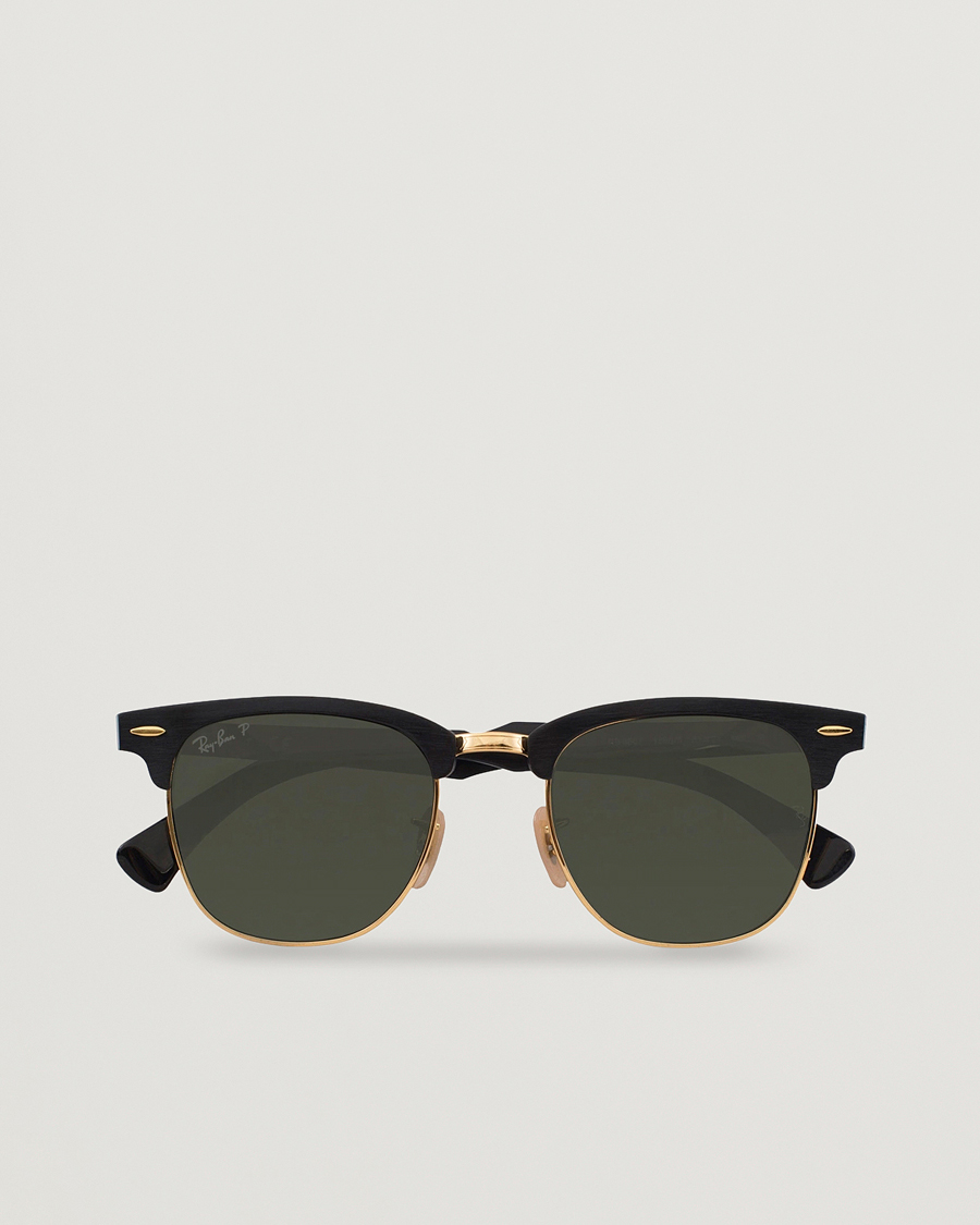 Herren |  | Ray-Ban | 0RB3507 Clubmaster Sunglasses Black Arista/Polar Green