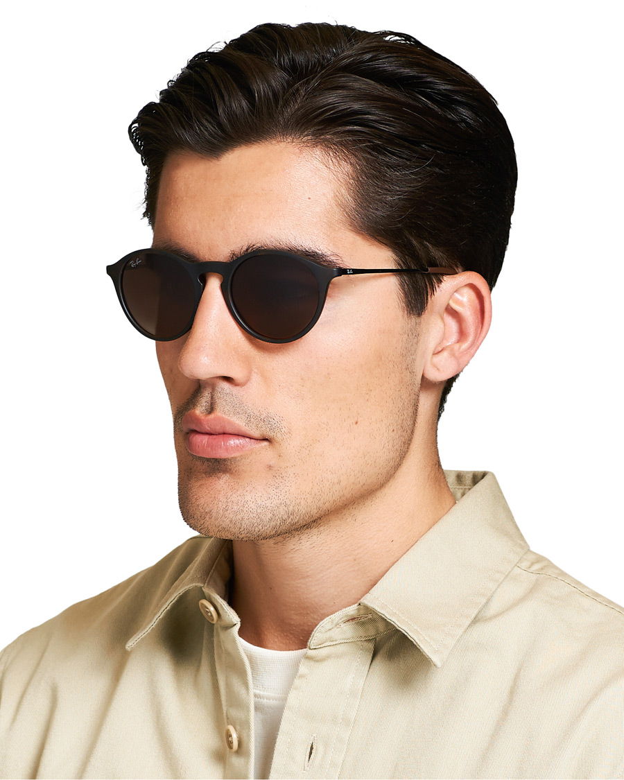 Herren | Ray-Ban 0RB4243 Round Sunglasses Rubber Havana | Ray-Ban | 0RB4243 Round Sunglasses Rubber Havana