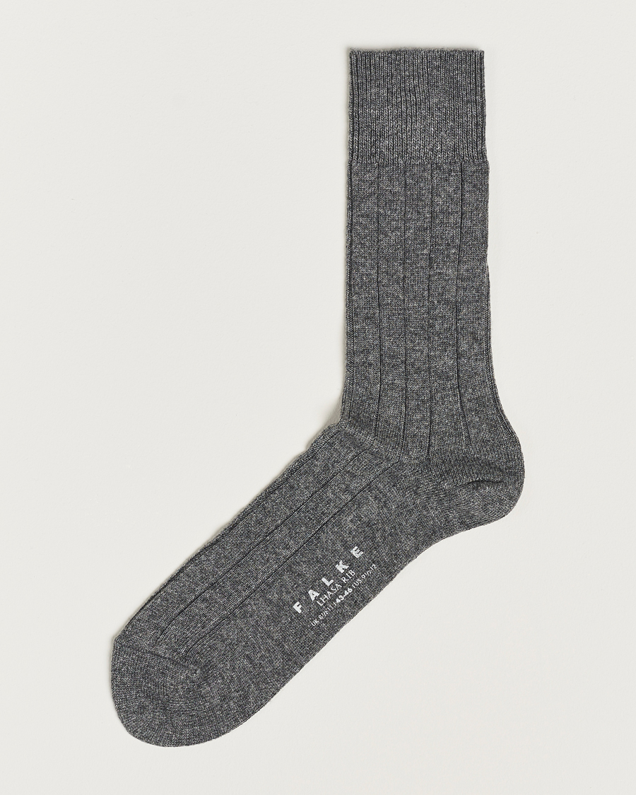 Herren | Unterwäsche | Falke | Lhasa Cashmere Socks Light Grey